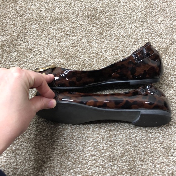 Ann Taylor Brown Leopard Buckle Flat - Picture 5 of 7